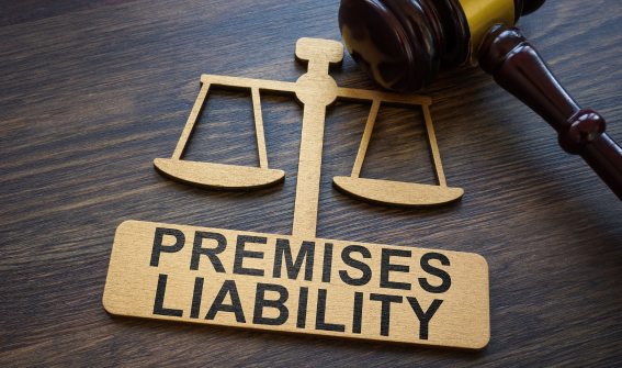 inscription of premises liability and gavel